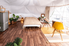 ・【ドームテント・セントルシア】煌めく海を眺めながら、二人きりの特別な時間を