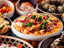 ・【夕食ビュッフェ】華やかなちらし寿司や海鮮もたっぷり楽しめます