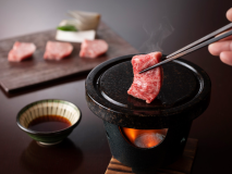 ・【夕食オプション】きめ細かな肉質とサシが堪能できる宮崎牛を鉄板焼きでどうぞ