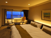 【敷地内源泉半露天風呂付客室】『楾』（洋室）