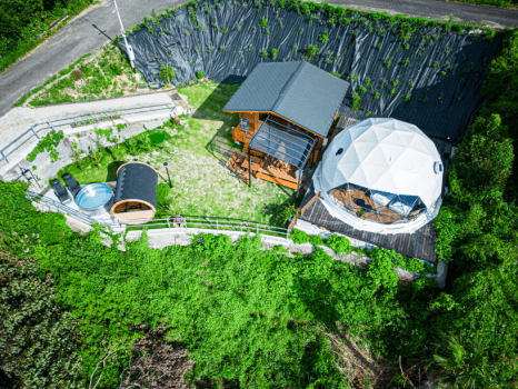 【期間限定】■牡蠣焼きプラン■糸島の海の幸を頬張る至福の滞在！～「Aroma Olive」の特別なグランピングを楽しむ贅沢時間～＜選べるお食事＞