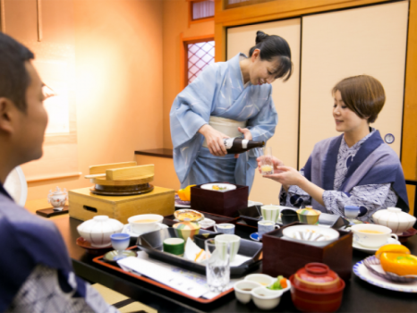 【基本プラン】旬の食材を活かした季節会席に舌鼓♪