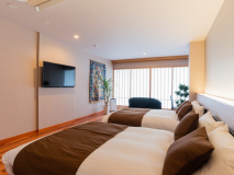 【最上階5階エグゼクティブフロア】◆和洋室 鶴丸◆リビングルーム＋ベッドルーム