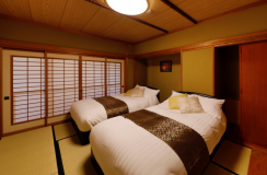 【最上階5階エグゼクティブフロア】◆ベッド付特別室◆和室12.5畳＋8畳+応接間15帖