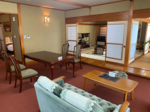 【最上階5階エグゼクティブフロア】◆ベッド付特別室◆和室12.5畳＋8畳+応接間15帖