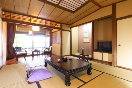 【露天風呂付客室　佳日庵】和室10畳＋月見台　(喫煙)