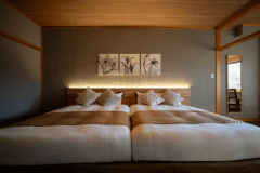 【和洋室ツインルーム（ハリウッドツイン）】レイクビュー・バストイレ付