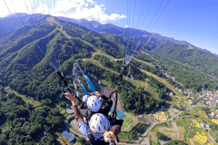 【EXPERIENCE／パラグライダー】 上空から眺める白馬の景色は、言葉では表現しきれない美しさ