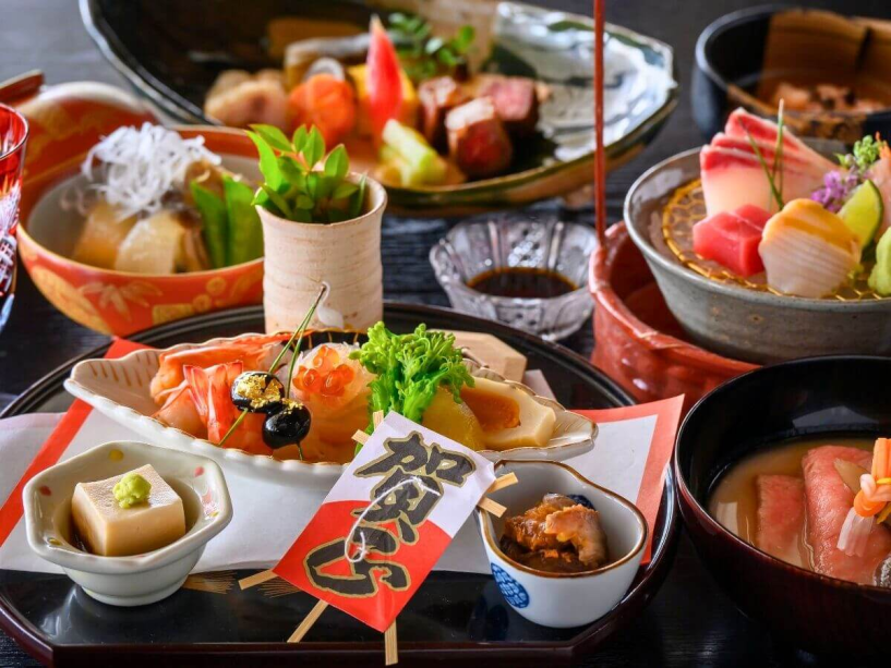 年末年始限定のお正月会席。文化財の宿で、ゆったりとお正月をお祝いしませんか?※お写真はイメージです 年末年始限定のお正月会席。文化財の宿で、ゆったりとお正月をお祝いしませんか?※お写真はイメージです