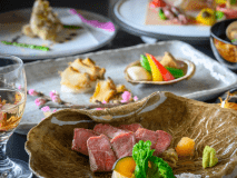 【和の極み会席】鳥取県最上級ブランド和牛「オレイン55」の炙り焼きと豪華なお料理の数々