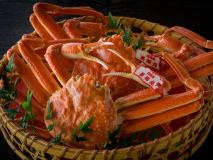 透明感のある繊細な味わい、とろける口あたりは活蟹ならでは。