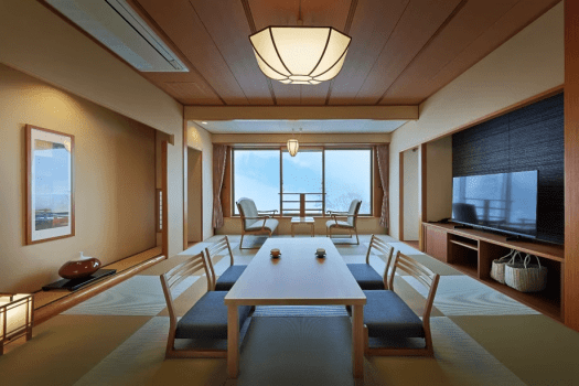 南館和室一例／自然を感じる全室南向きの和室