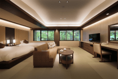 プレミアムツイン一例／マッサージチェア完備