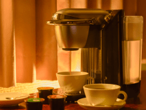 ・【コーヒーメーカー】温かいお飲み物でほっと一息、癒しの時間です