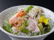 ・【お料理】新鮮な旬の魚介類を使ったお造り盛り合わせ