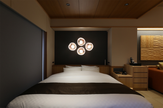 Bain semi-ouvert + sauna + bain froid + chambre king size "Tama"