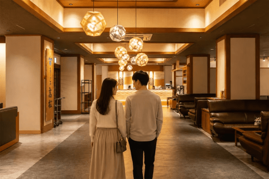 【カップルSTANDARD】二人で過ごす贅沢時間！貸切風呂無料＆6大特典付！