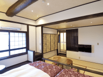 本館【戸隠】和室6畳＋ローベッドツイン　シャワーブース／トイレ