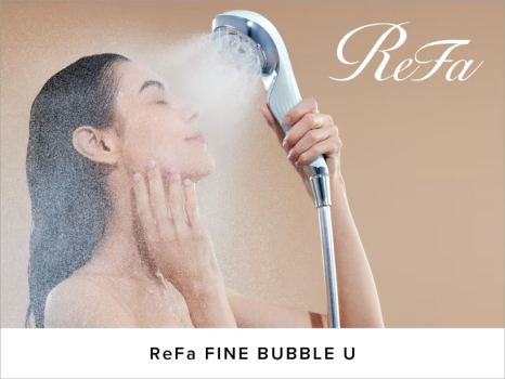 ReFaの異なるシャワーヘッドを女性大浴場に設置