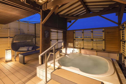 ■天祥の館温泉露天風呂付スイート客室366号室（洗い場なし）、バス・トイレ付
