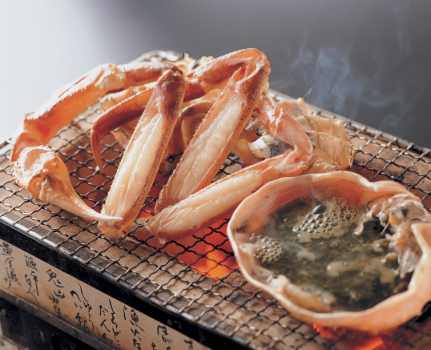 県内水揚げ「ブランドタグ付蟹」焼蟹（イメージ）