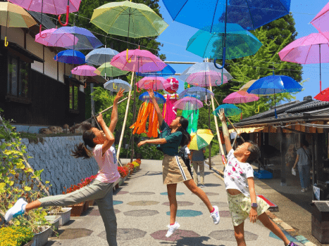 加賀伝統工芸村ゆのくにの森・アンブレラスカイ（イメージ）