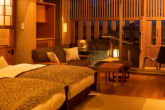 【スーペリア】白雲の館＜温泉露天プレミアム＞ベッド付タイプ（和室・バス・トイレ付）禁煙