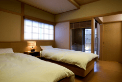 【訳あり狭小15㎡】温泉露天風呂付洋室、内風呂なし・トイレ付