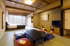 ■白雲の館　ベッド付客室、バス・トイレ付