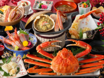 冬の味覚「蟹会席」(2024年度秋冬/イメージ) 冬の味覚「蟹会席」(2024年度秋冬/イメージ)