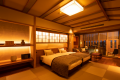 【スーペリア】白雲の館＜温泉露天プレミアム＞ベッド付タイプ（和室・バス・トイレ付）禁煙