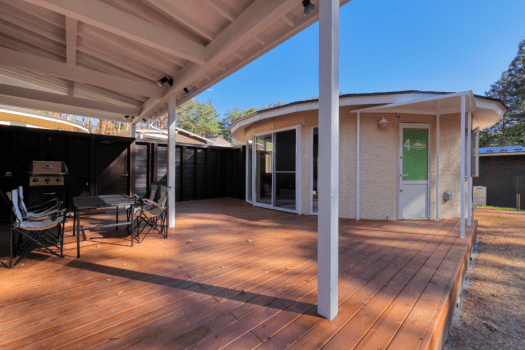 【プレミアムコテージ】ドッグラン80㎡・2ベッド・定員4名