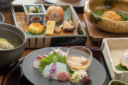 Premium Kaiseki with Charcoal Grilled Kobe Beef