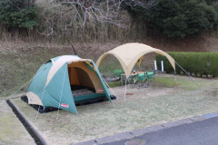 常設テントサイト①
