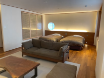 源泉かけ流し温泉付き和洋室