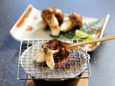 焼き松茸