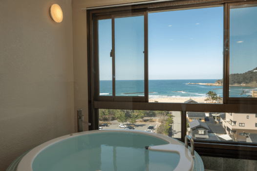 [Non-smoking] Special room with sea view, 67㎡, with semi-open-air bath (6th or 7th floors)