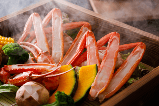 紅ガニセイロ蒸し