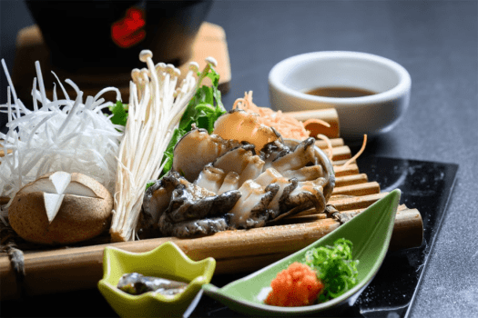 鮑のしゃぶしゃぶ