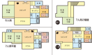 コテージ7人用 平屋