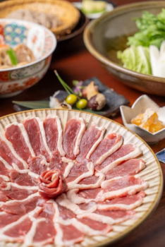 ◆２食付◆大人気！あけぼの鴨鍋プラン♪空気清浄機完備・駐車場無料・貸自転車無料