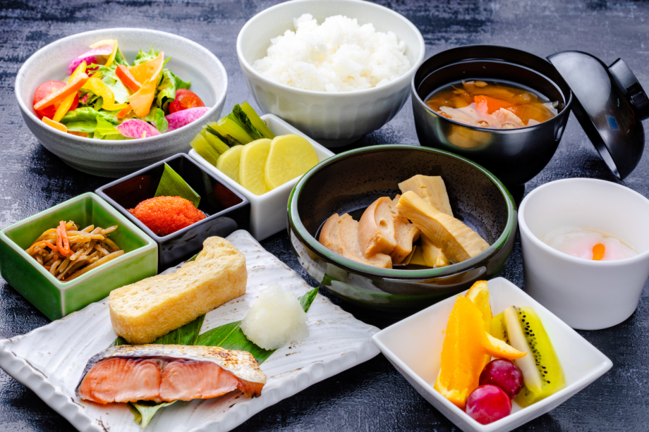 朝食の和食御膳(一例) 朝食の和食御膳(一例)
