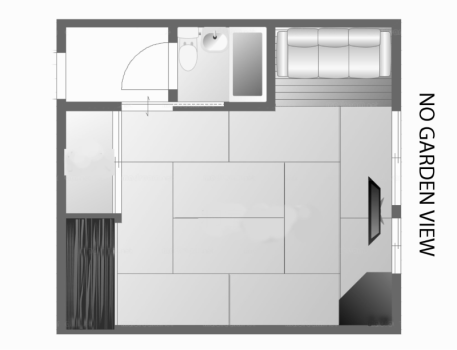 BEKKAN Standard Japanese room(2F) No Garden View,29.82㎡ / 321ft²
