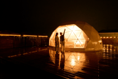 7mドームテントA 【シングルベッド2台】