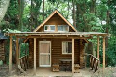 ログハウス正面