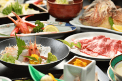 【スタンダード】「季節の海宿会席プラン」（写真はある日の一例）