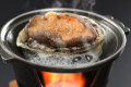 特大活鮑踊り焼き