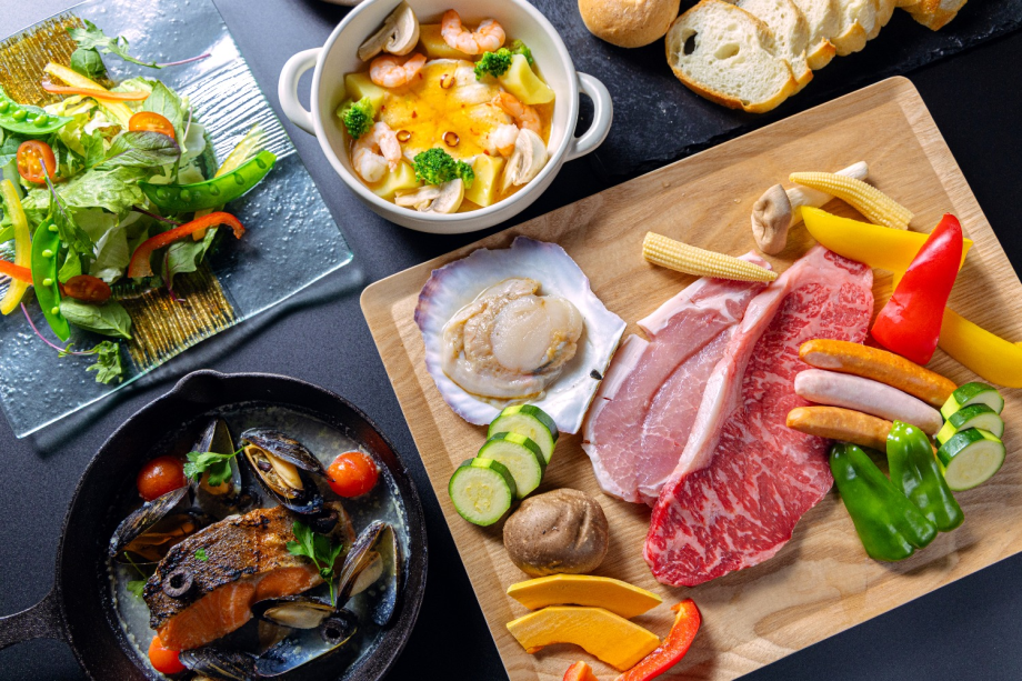 【1泊2食】〈プレミアムBBQ〉「上州牛サーロインステーキ」「上州麦豚ステーキ」などの群馬のグルメを贅沢に味わうプレミアムプラン 【1泊2食】〈プレミアムBBQ〉「上州牛サーロインステーキ」「上州麦豚ステーキ」などの群馬のグルメを贅沢に味わうプレミアムプラン