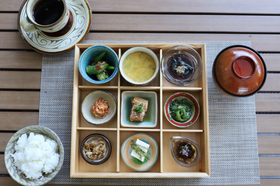 琉球御膳の朝食 琉球御膳の朝食