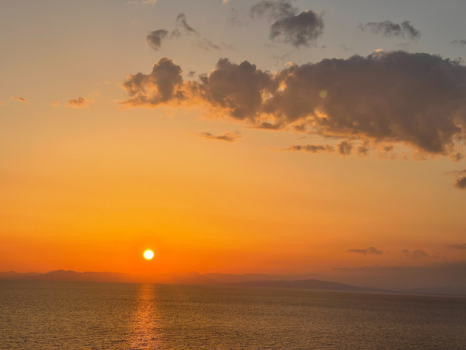 日本一と名高い西伊豆の夕景